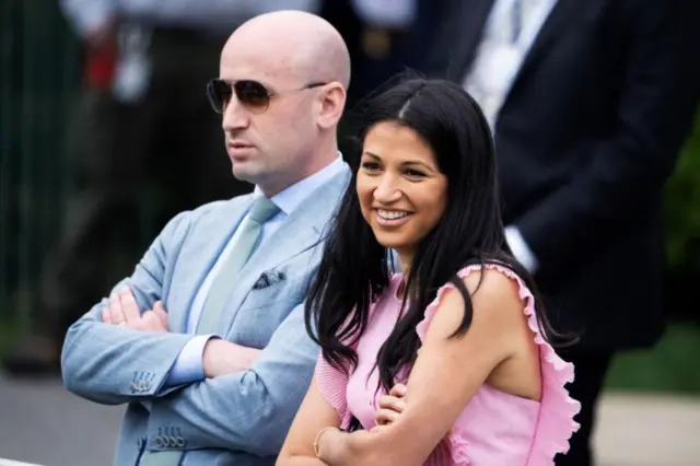 ستيفن ميلر وزوجته، كاتي ميلر