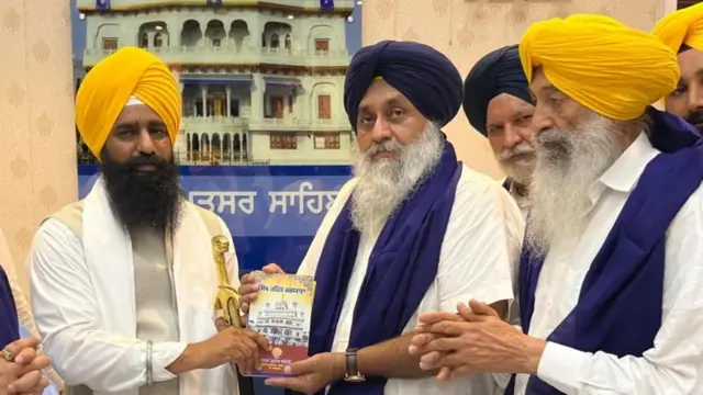 ਜਥੇਦਾਰ ਕੁਲਦੀਪ ਸਿੰਘ ਗੜਗਜ ਨੂੰ ਮਿਲੇ ਸੁਖਬੀਰ ਸਿੰਘ ਬਾਦਲ