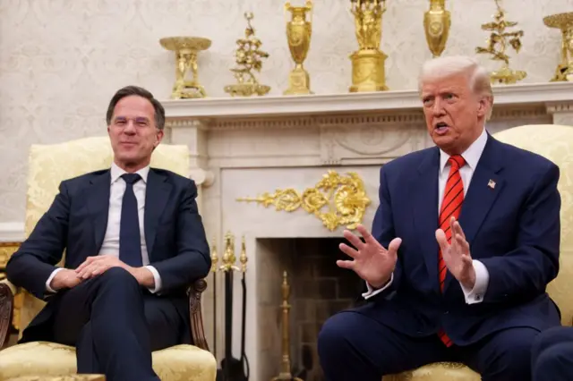 Ông Trump và Tổng Thư ký NATO Mark Rutte