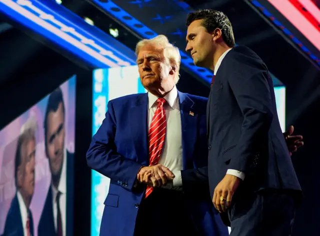 Trump com Charlie Kirk