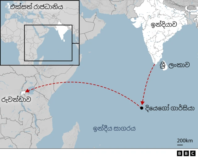 ඉන්දියාවේ සිට ගමන් ඇරඹූ මෙම සංක්‍රමණිකයන් පිරිස එක්සත් රාජධානියේ නාවික හමුදාව විසින් බේරාගෙන පසුව දියෙගෝ ගාර්සියා වෙත ගෙන යන ලදී