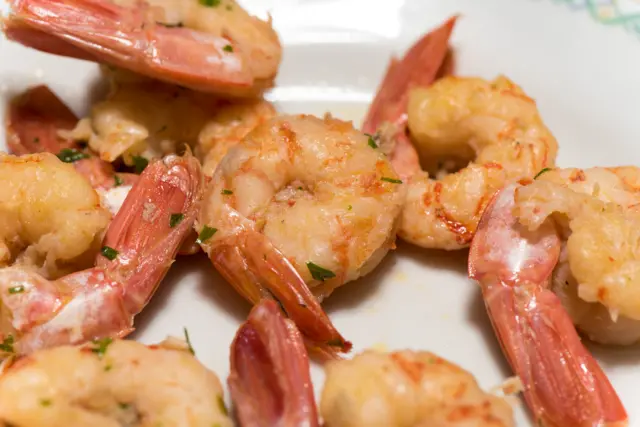 Crevettes sautées