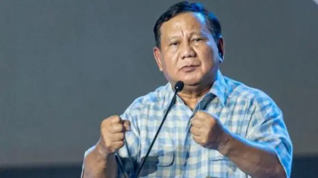 इंडोनेशिया के राष्ट्रपति प्राबोवो सुबिअंतो 