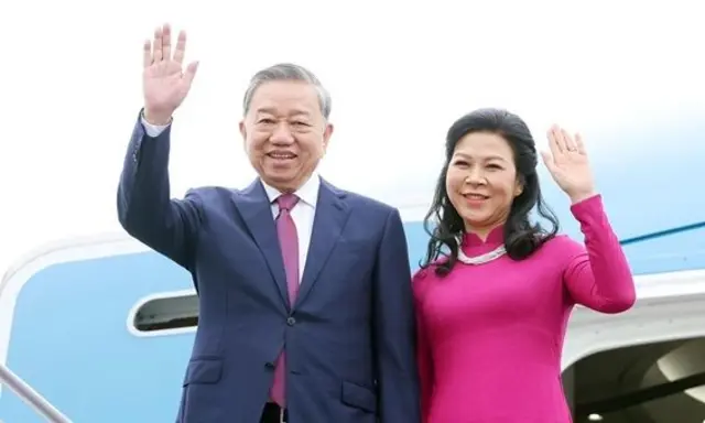 Ông Tô Lâm và phu nhân Ngô Phương Ly lên đường thăm Indonesia và Singapore vào tháng 3/2025