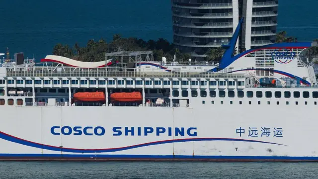 中國航運巨頭中遠海運旗下的中國遠洋海運（COSCO Shipping）