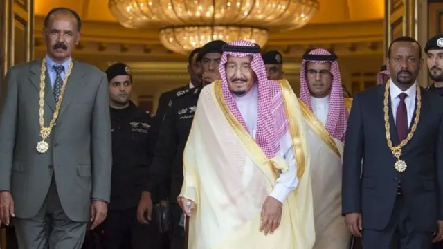 ፕረዚደንት ኢሳይያስ (ጸጋም) ምስ ንጉስ ሳልማን ናይ ስዑዲ