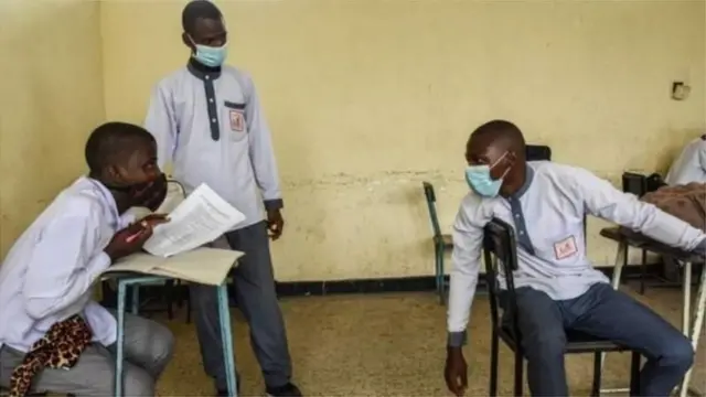 Students in classroom