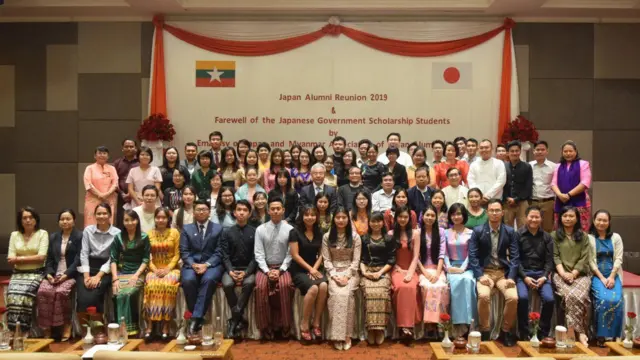 ၂၀၁၉ ခုနှစ်က ကျင်းပခဲ့တဲ့ ဂျပန်ပညာသင်ဆုရ မြန်မာကျောင်းသူ၊ ကျောင်းသားတွေရဲ့ နှုတ်ဆက်ပွဲ