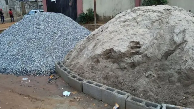 Sharp sand and granite