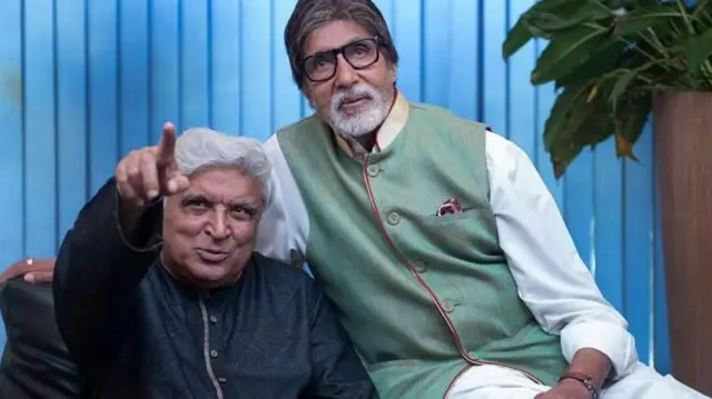 જાવેદ અખ્તર સાથે અમિતાભ બચ્ચનની તસવીર 