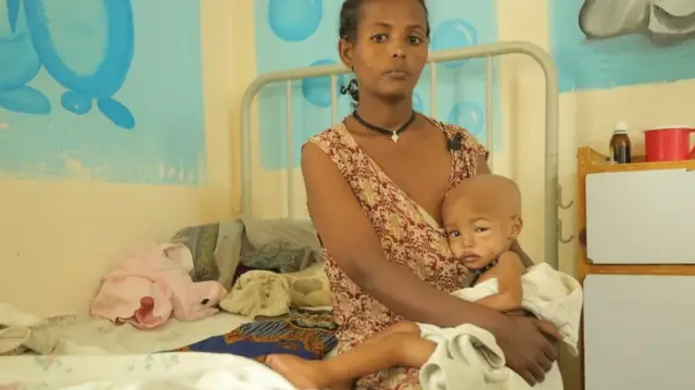 C'est la deuxième fois que Makda est hospitalisée pour cause de malnutrition.