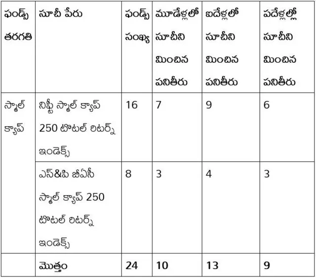 స్మాల్ క్యాప్