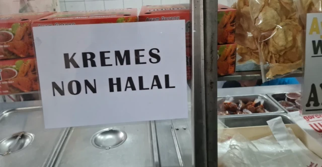 Ayam goreng Widuran, non-halal