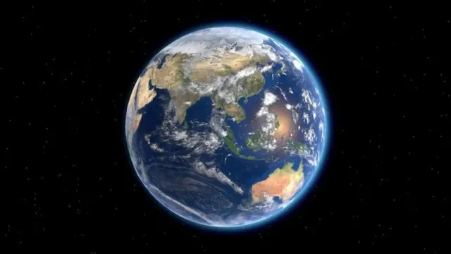 Terra vista do espaço