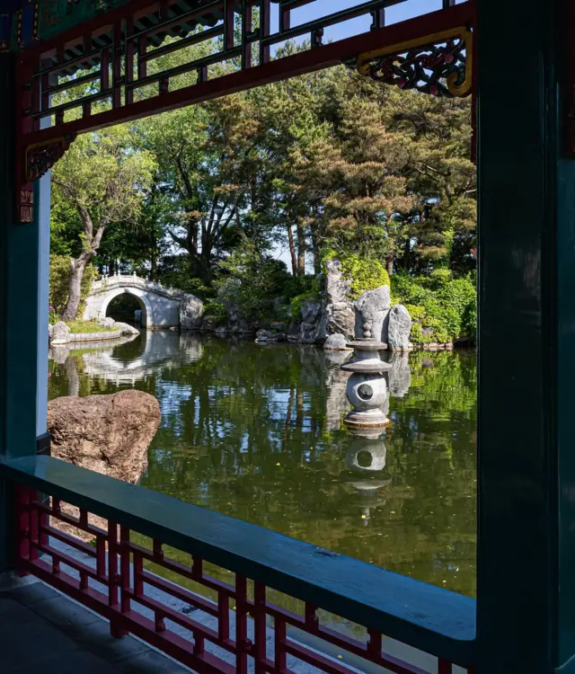 니가타현에 있는 한 연못