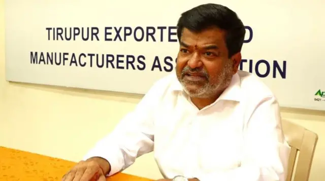 తిరుపూర్ ఎగుమతిదారులు, తయారీదారుల సంఘం అధ్యక్షుడు ఎంపీ ముత్తురాథినం 