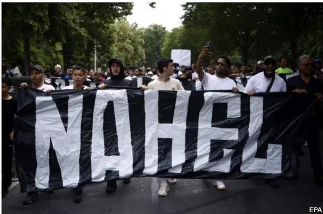 Ndị na-eme ngagharịiwe maka ọnwụ Nahel