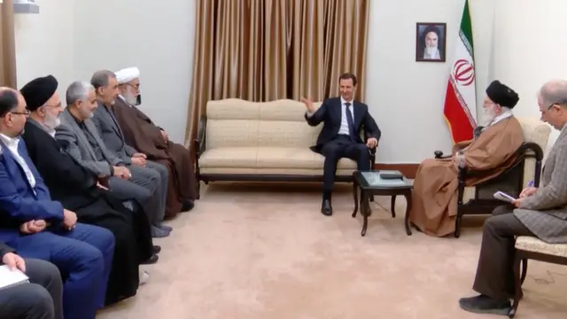 خامنه‌ای، بشار اسد و قاسم سلیمانی ۶ اسفند ۱۳۹۷