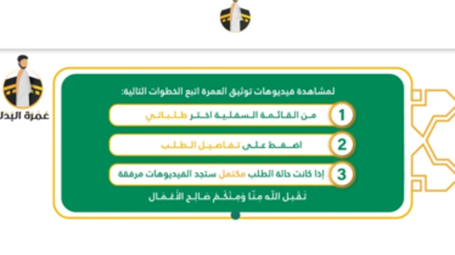 صورة من تطبيق العمرة