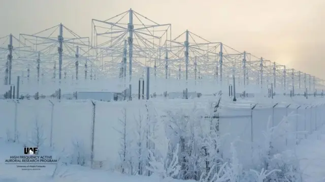 Antenas do Haarp na cidadepixbet da dinheiroGakona, no Alasca