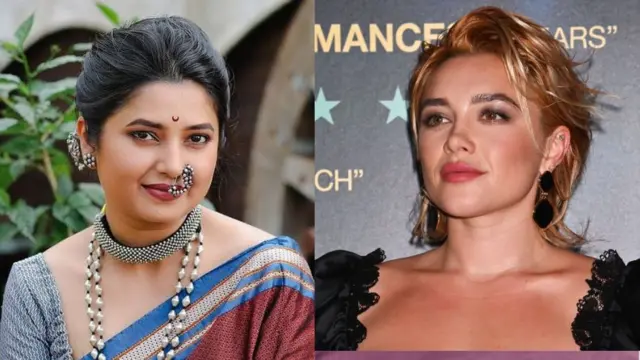 प्राजक्ता माळी आणि फ्लॉरेन्स प्यू