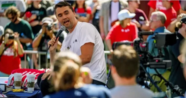 كيرك يتحدث في الحرم الجامعي في يوتا قبل إطلاق النار