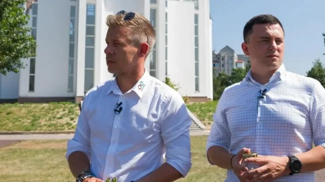 Роланд Цебер (справа) и Петер Мадьяр