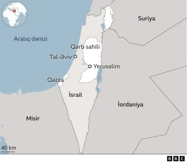 Hazırda İsrail ərazisi