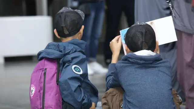 Сириядан кайтып келген балдар