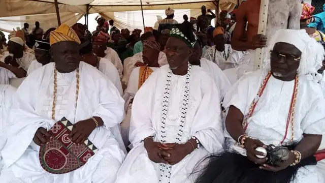 Àwọn tó wá kópa níbi ayẹyẹ ọdún Ọlọ́jọ́