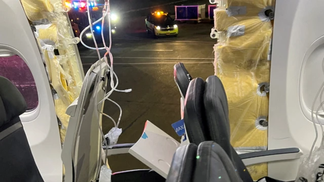 El avión del incidente