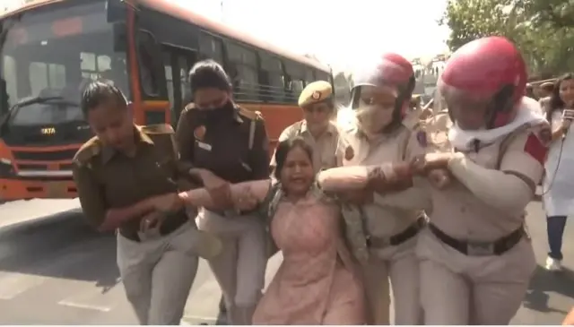 ਕੇਜਰੀਵਾਲ ਦੀ ਗ੍ਰਿਫਤਾਰੀ ਦਾ ਵਿਰੋਧ