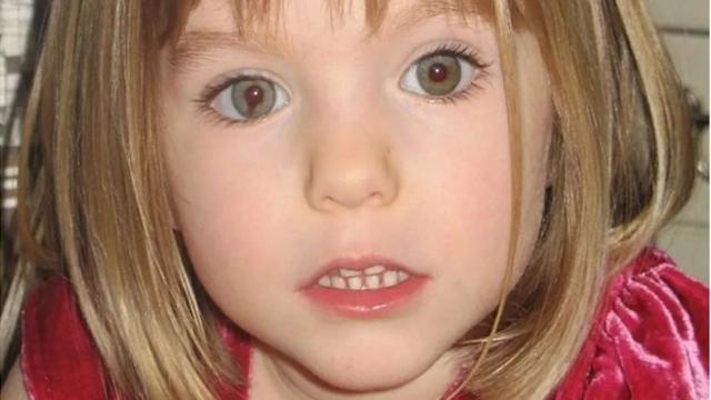 Imagem da menina Madeleine McCann