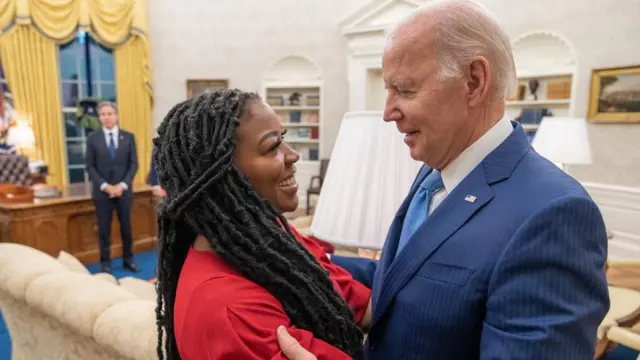 Biden na Cherelle