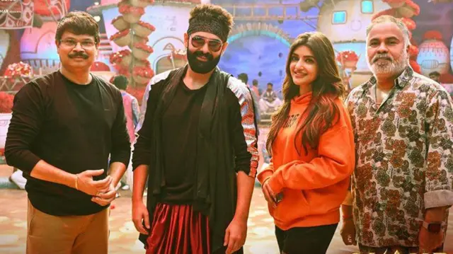 స్కంద మూవీ టీం