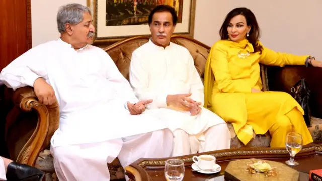 شیری رہحمان، ایاز صادق اور نوید قمر