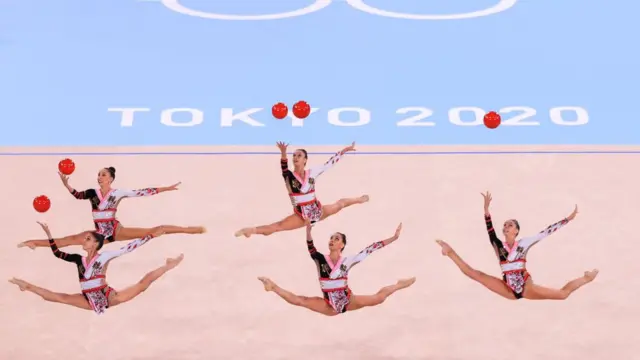 Итальянские гимнастки