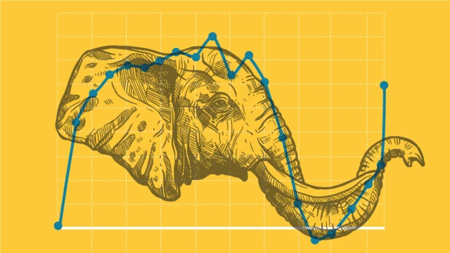 Ilustração da 'curva do elefante'