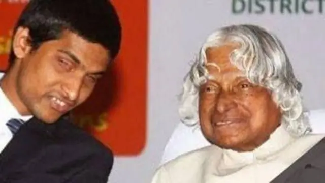 कलाम के साथ श्रीकांत बोल्ला