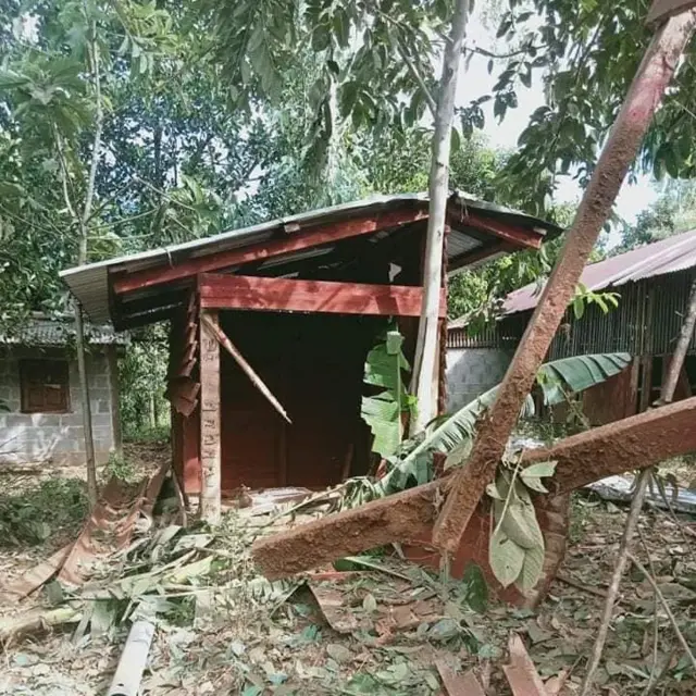  ပျက်စီးခဲ့တဲ့အဆောက်အဦတစ်ခု 