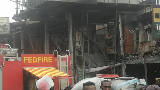 Ọkụ gbara na Main Market Onitsha