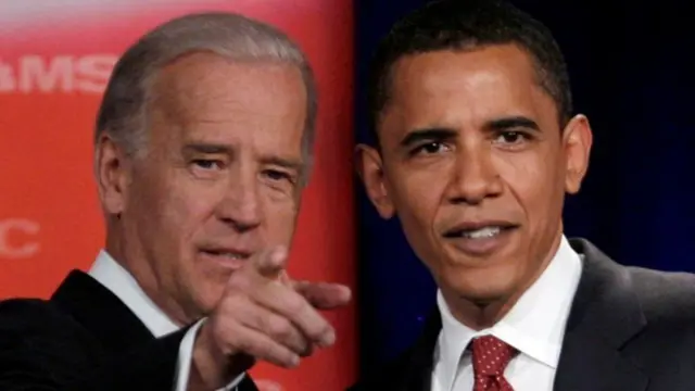 Ông Joe Biden và ông Barack Obama vào năm 2017