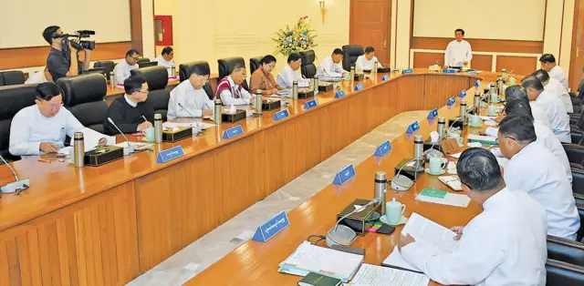 နိုဝင်ဘာ ၂၉ ရက်က ပြုလုပ်တဲ့ စစ်ကောင်စီ အစည်းအဝေး