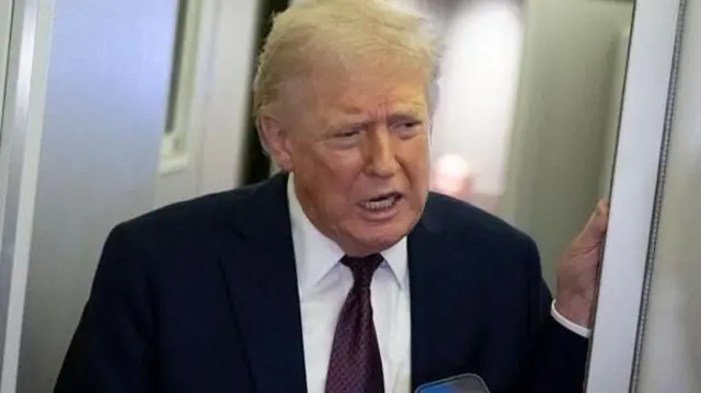 ट्रंप ने दावा किया कि अमेरिका ने ईरान को बहुत नुक़सान पहुंचाया है