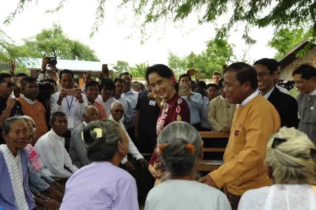 မိတ္ထီလာမြို့နယ် မြေတိုင်ရွာရောက် ဒေါ်စုနဲ့ ဒေါက်ဇော်