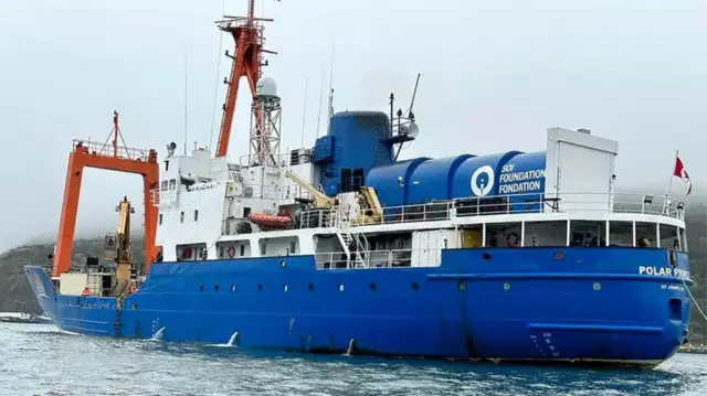 Newfoundland ကနေ ခရီးသွားတွေ ပို့ဆောင်တာမှာ အသုံးပြုတဲ့ ပိုလာမင်းသား စူးစမ်းလေ့လာရေးသင်္ဘော