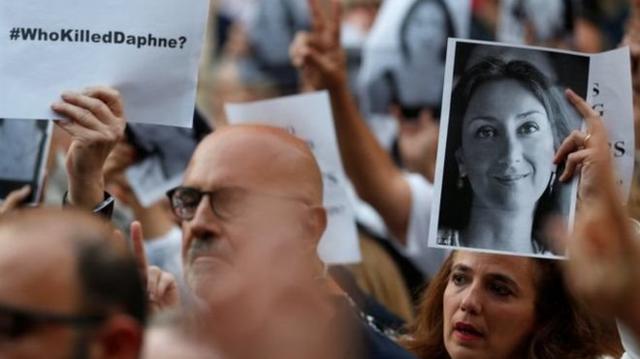 تجمع اعتراضی در مالت برای روشن شدن دلیل قتل دفنی کاروانا گالیزیا، ۲۰۱۸