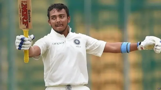 पृथ्वी शॉ