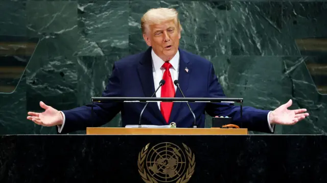 Donald Trump na ONU. 