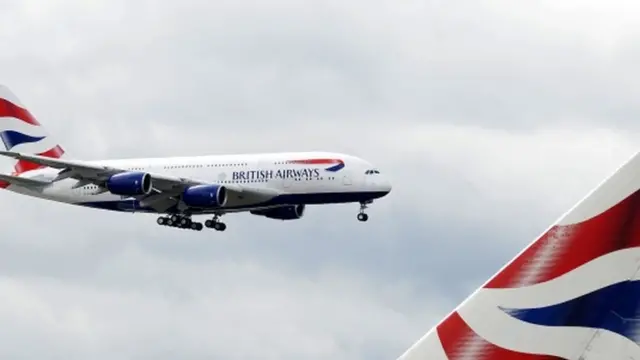 Avión de British Airways